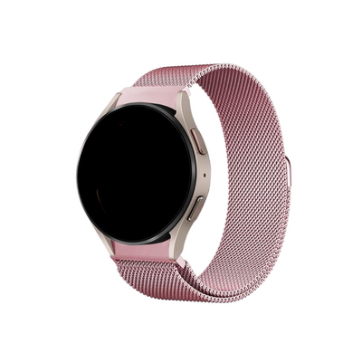 Pulseira 20mm entre Pinos para Samsung Galaxy Watch, Metal, Rosê