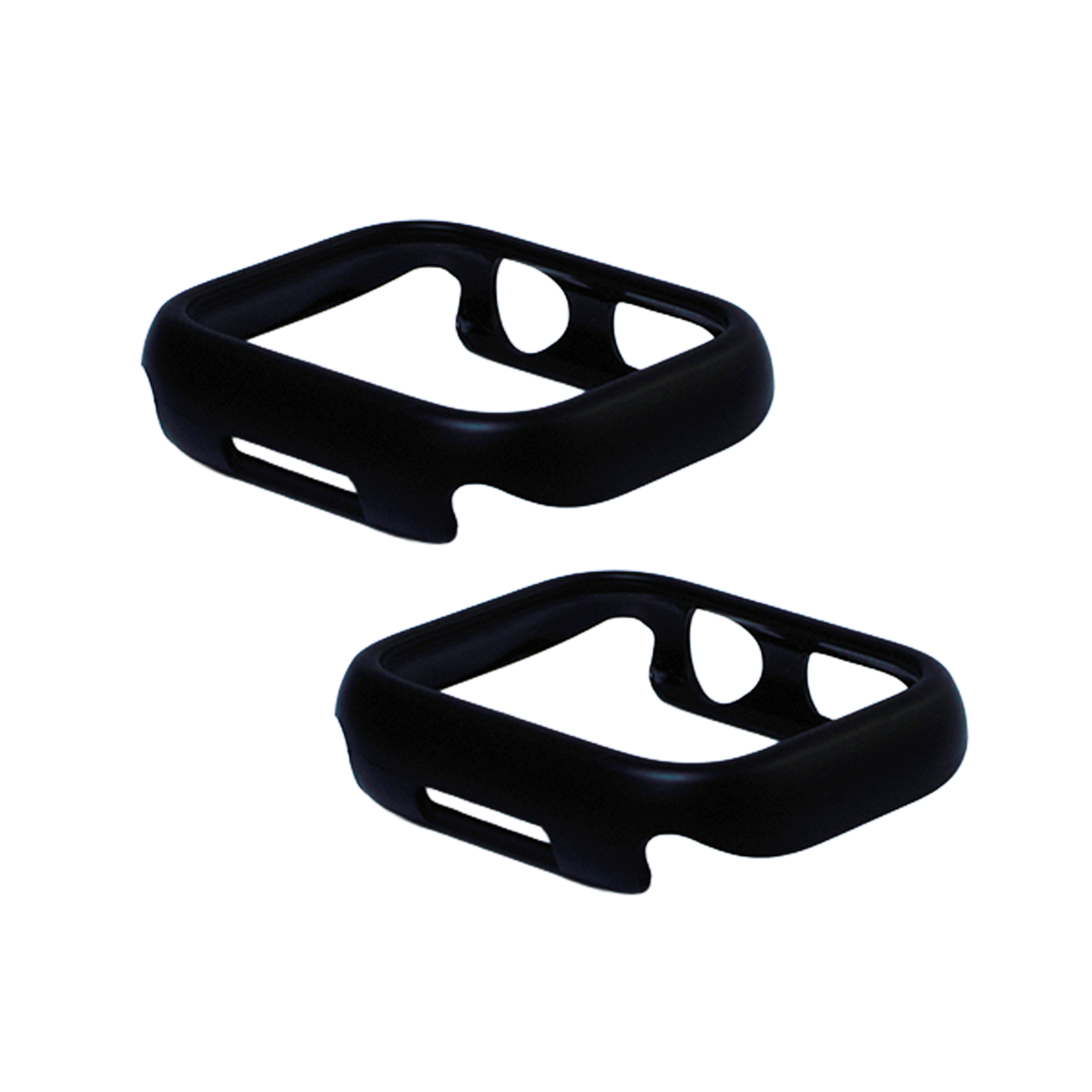 Kit com 2 Capas Moldura Protetora Nerdcase, Compatível com Apple Watch 41mm, Sem Vidro, Preta