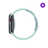 Pulseira 42/44/45/49mm para Apple Watch, Verde Água/Branco