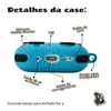Capa Protetora de Silicone Nerdcase para AirPods Pro 3, Controle Gamer Azul