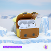 Kit Limpador para Fones e Capa Protetora Nerdcase para AirPods Pro 3, Pinguim Aventureiro
