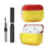 Kit Limpador para Fones e Capa Protetora de Silicone Nerdcase para AirPods Pro 3, Lego Brick