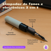 Kit Limpador para Fones e Capa Protetora Nerdcase para AirPods Pro 3, Panda