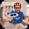 Capa de Pelúcia Nerdcase para AirPods Pro 1 e 2, Cachorro Beanie