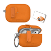 Capa Protetora de Silicone Nerdcase para AirPods Pro 3, Urban Suede Laranja