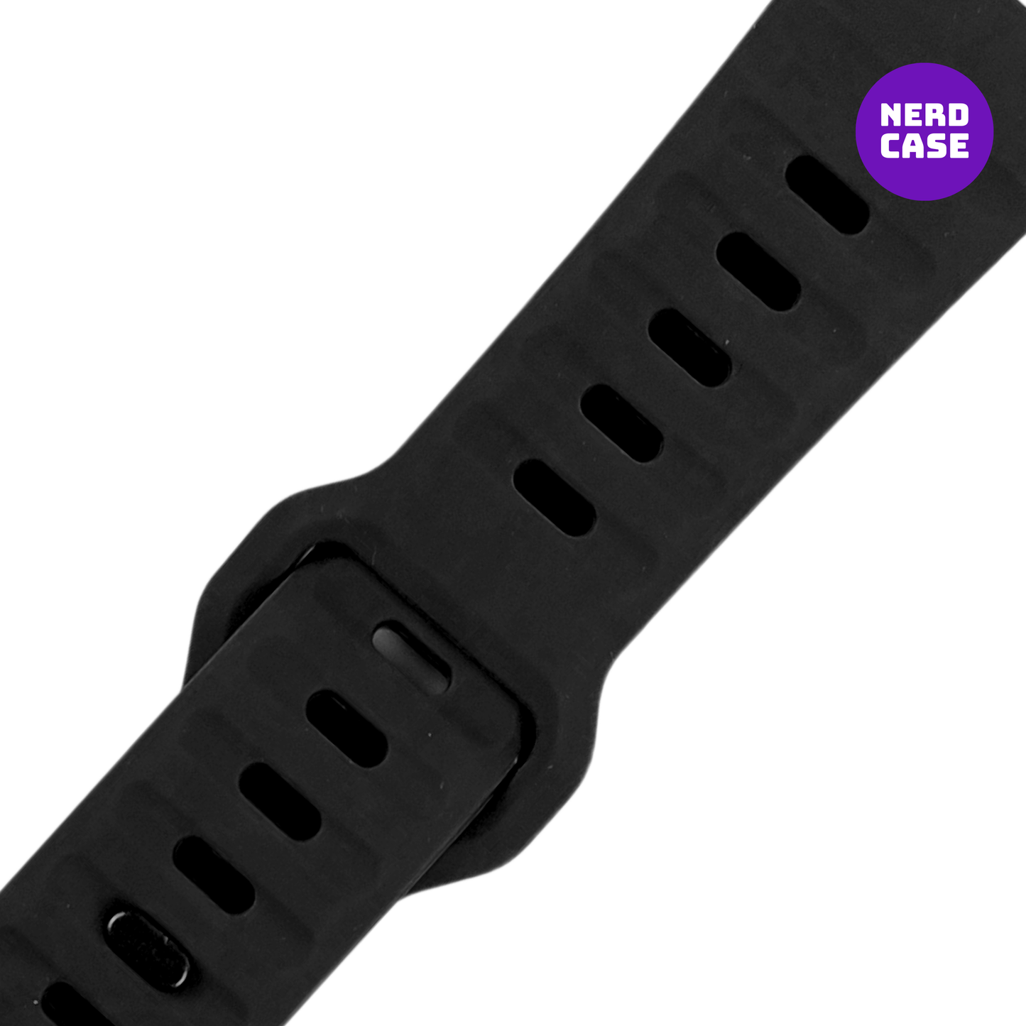 Pulseira 20mm entre Pinos para Samsung Galaxy Watch, Silicone, Preto