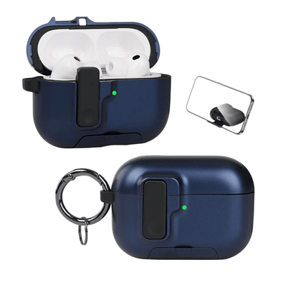 Capa Protetora de Silicone Nerdcase para AirPods Pro 3, Suporte Adaptado, Urban Azul Cintilante