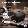 Capa Protetora Nerdcase para AirPods Pro 3, Music Preta