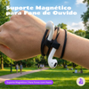 Suporte Cordão Magnético Nerdcase para fones sem fio, Preto