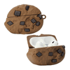 Capa Protetora de Silicone Nerdcase para AirPods Pro 1 e 2, Cookie de Chocolate