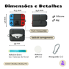 Capa Protetora Nerdcase para Samsung Galaxy Buds 4, Buds 4 Pro, Silicone, Vídeo Game Nintendo