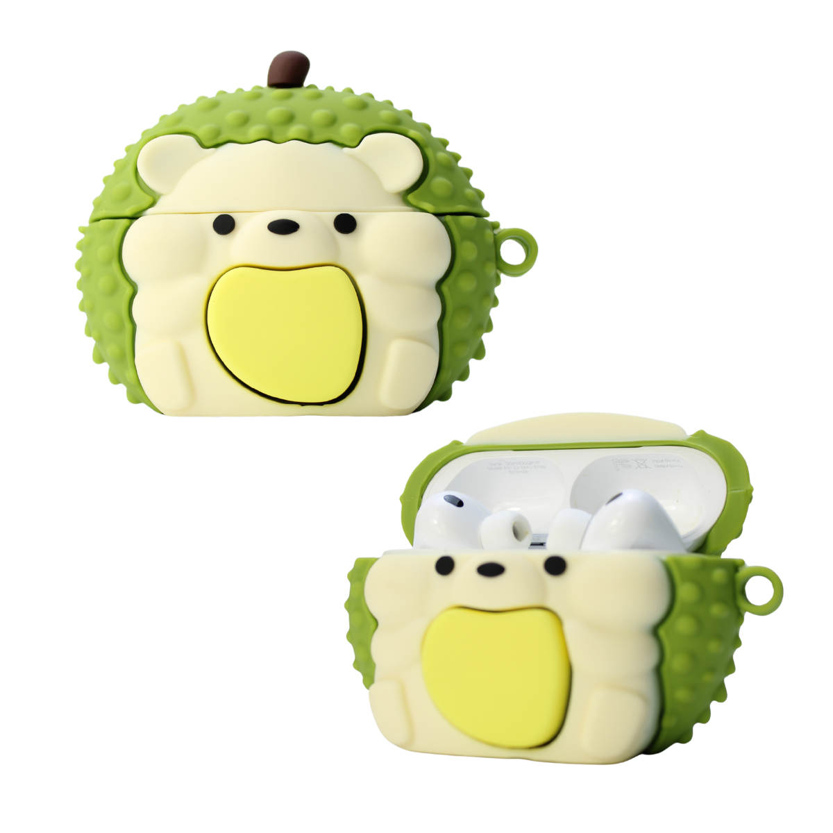 Capa de Silicone Nerdcase para AirPods Pro 3,  Porco Espinho Durião