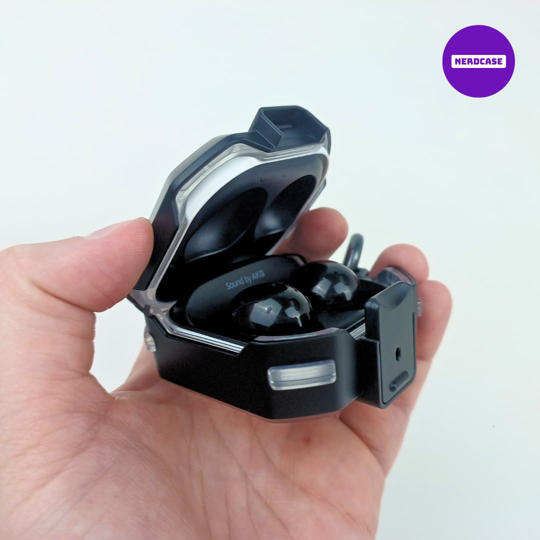 Kit Caneta Limpeza e Capa Protetora Nerdcase Compatível com Samsung Galaxy Buds FE, Buds Core, Buds 2, Pro e Live, Resis