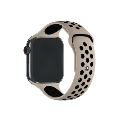 Pulseira 42/44/45/49mm para Apple Watch, Bege/Preto