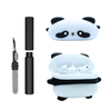 Kit Limpador para Fones e Capa Protetora Nerdcase para AirPods Pro 3, Panda
