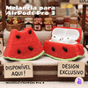 Capa Protetora de Silicone Nerdcase para AirPods Pro 3, Melancia
