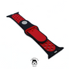 Pulseira 42/44/45/49mm para Apple Watch, Preto/Vermelho