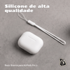 Capa Protetora de Silicone Nerdcase para AirPods Pro 3, Branca