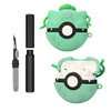 Kit Limpador para Fone e Capa Protetora Nerdcase para AirPods Pro 3, Silicone, Pokémon Bulbassauro