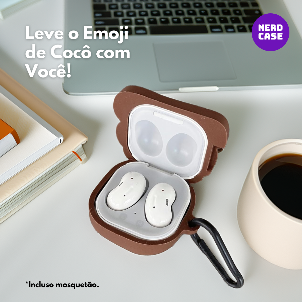 Capa Emoji Cocô para Galaxy Buds