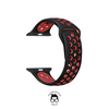Pulseira 42/44/45/49mm para Apple Watch, Preto/Vermelho