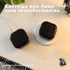 Kit Limpador para Fones e Capa Protetora Nerdcase para Galaxy Buds FE, Buds Core, Buds 2, Live e Pro, Couro Sintético, D