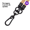 NERDCASE, Cordão Salva Celular Universal, Reforçado, Dourado Gold