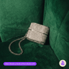Kit Limpador para Fones e Capa Protetora Chic Nerdcase para Galaxy Buds 3, Buds Pro 3, Buds3 FE, Strass Prata