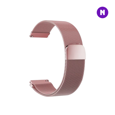 Pulseira 20mm entre Pinos para Samsung Galaxy Watch, Metal, Rosê