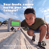 Capa Protetora Nerdcase para Samsung Galaxy Buds 3, Buds 3 Pro, Buds 3 Fe, Silicone, Gameboy