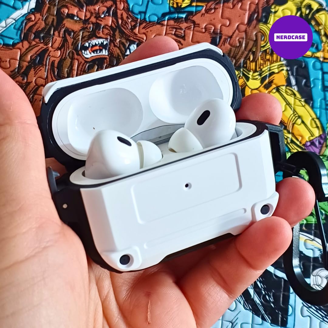 Capa Resistente Armour Branca para Airpods Pro