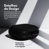 Capa Protetora Nerdcase de Silicone Texturizada Compatível com AirPods 4, Preta