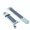 Pulseira 38/40/41mm para Apple Watch, Branco/Preta
