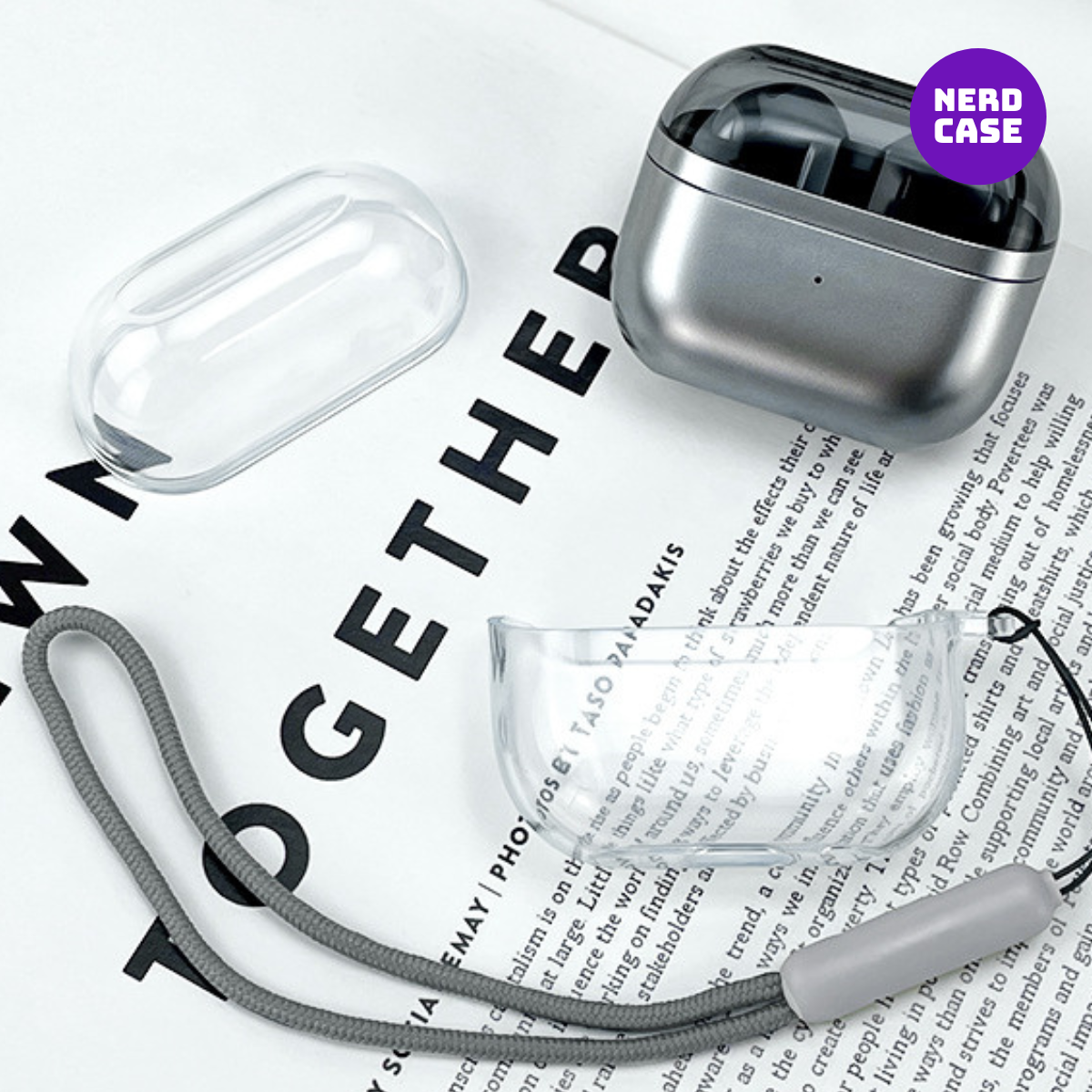 Capa de Silicone Transparente para Buds 3 & Pro 3