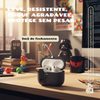 Kit Limpador para Fones e Capa Protetora Nerdcase para AirPods Pro 3, Suporte Adaptado, Silicone Rígido Cinza