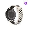 Pulseira 20mm entre Pinos para Samsung Galaxy Watch, Bege/Preto