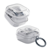 Capa Protetora Nerdcase para Samsung Galaxy Buds 4, Silicone, Transparente com Argola