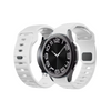 Pulseira 20mm entre Pinos para Samsung Galaxy Watch, Silicone, Branco