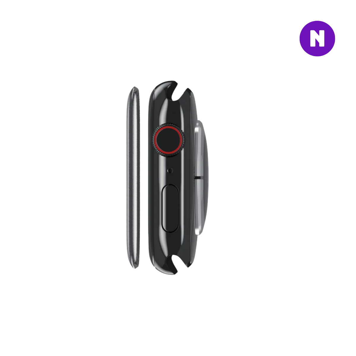 Película 44mm de Vidro Cerâmico Apple Watch, Transparente