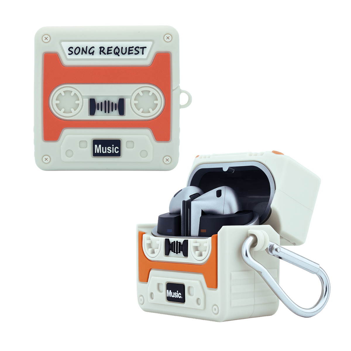 Capa Protetora Fita Cassete Nerdcase Compatível com Samsung Galaxy Buds 3