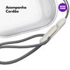 Kit Caneta de Limpeza e Capa Protetora Nerdcase Compatível com AirPods 4, Silicone Flexível, Transparente