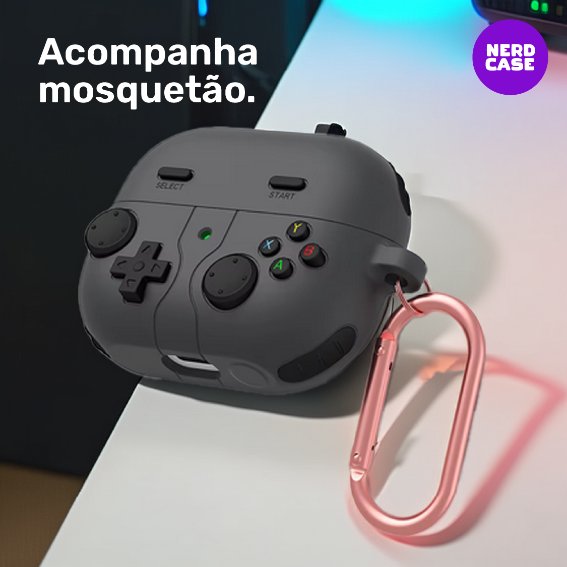 Case Controle Videogame para Buds 3 & Pro 3
