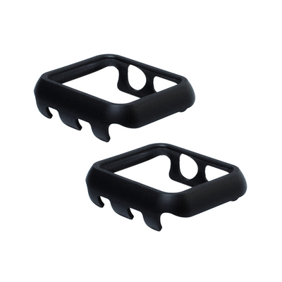 Kit com 2 Capas Moldura Protetora Nerdcase, Compatível com Apple Watch 38mm, Sem Vidro, Preta