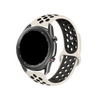 Pulseira 20mm entre Pinos para Samsung Galaxy Watch, Bege/Preto