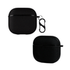 Capa Protetora Nerdcase de Silicone Texturizada Compatível com AirPods 4, Preta
