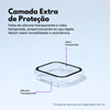 Capa com Película de Vidro Nerdcase Compatível com Apple Watch Ultra 49mm, Transparente