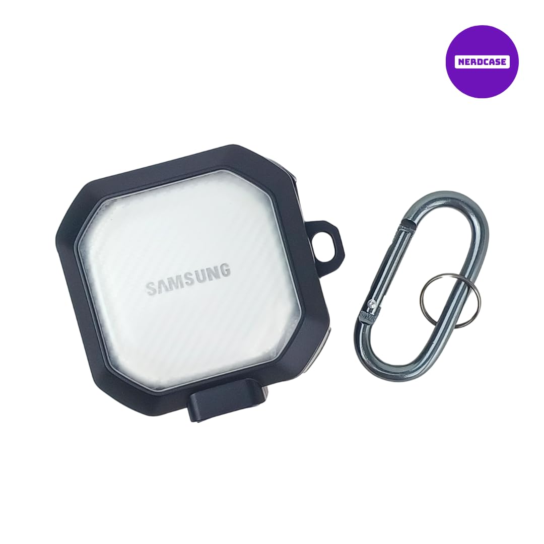 Kit Caneta Limpeza e Capa Protetora Nerdcase Compatível com Samsung Galaxy Buds FE, Buds Core, Buds 2, Pro e Live, Resis