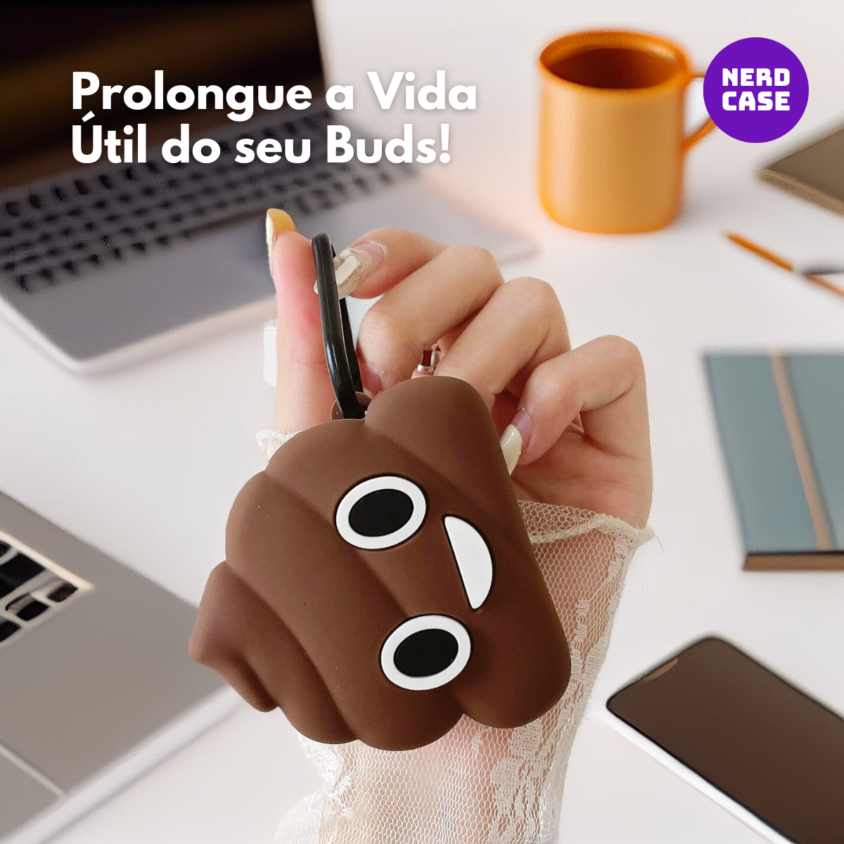 Capa Emoji Cocô para Galaxy Buds