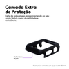 Kit com 2 Capas Moldura Protetora Nerdcase, Compatível com Apple Watch 38mm, Sem Vidro, Preta