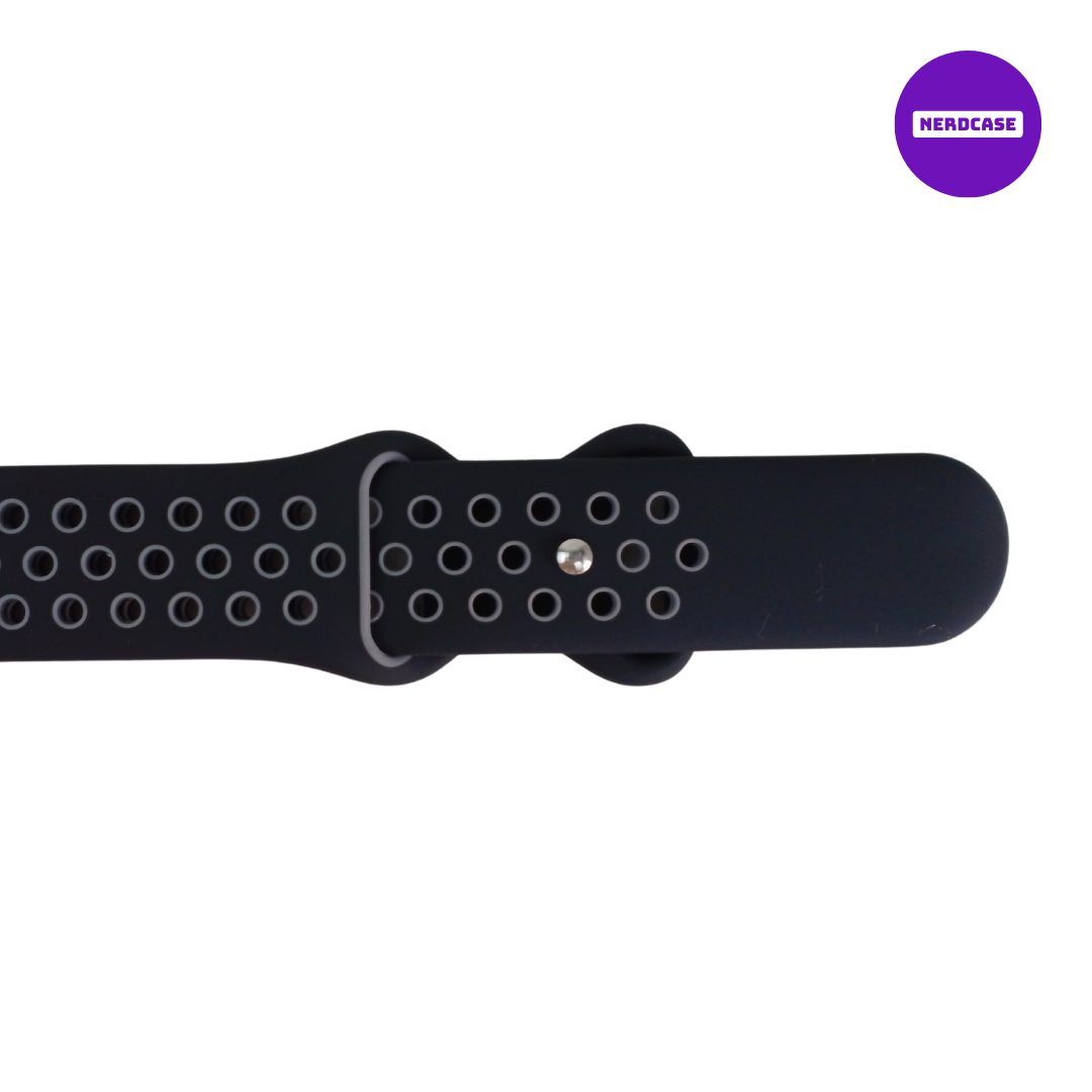 Pulseira 22mm entre Pinos para Samsung Galaxy Watch, Preto e Cinza